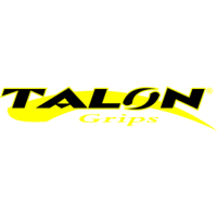 The logo of talon grips, featuring the word "talon" in bold black letters with a yellow streak design underlining "grips," which is written in smaller black letters. The logo of talon grips, featuring the word "talon" in bold black letters with a yellow streak design underlining "grips," which is written in smaller black letters.